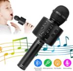 KIDWILL LAND Wireless Bluetooth Karaoke Microphone for Kids